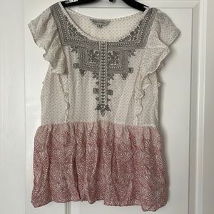 Anthropologie size: small flowy lightweight tee